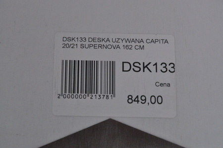 DESKA UŻYWANA CAPITA SUPERNOVA 20/21 162 cm NRDSK133