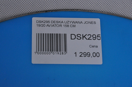 DESKA UŻYWANA JONES AVIATOR 19/20 158 cm NRDSK295