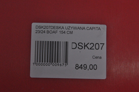 DESKA UŻYWANA CAPITA BIRDS OF A FEATHER 23/24 154 cm NRDSK207