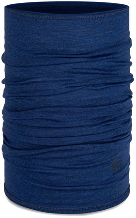 BUFF CHUSTA MERINO WOOL LIGHTWEIGHT Solid Cobalt