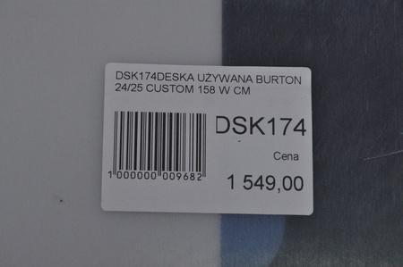 DESKA UŻYWANA BURTON CUSTOM 24/25 158W NRDSK174