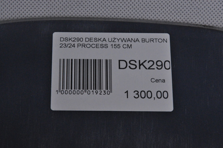 DESKA UŻYWANA BURTON PROCESS 23/24 155 NRDSK290