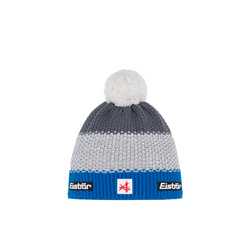 CZAPKA EISBAR STAR POMPON SA Blue/Grey