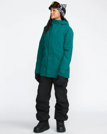 DAMSKIE SPODNIE SNOWBOARDOWE VOLCOM CRESTON 3D STRETCH BIB OVERALL Black 2026