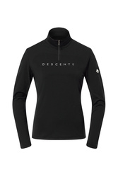 DAMSKI GOLF BLUZA DESCENTE CHEST LOGO Black 2026