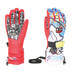 JUNIORSKIE RĘKAWICE LEVEL JUNIOR Red 2026