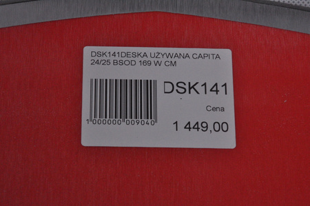 DESKA UŻYWANA CAPITA THE BLACK SNOWBOARD OF DEATH 24/25 169W NRDSK141