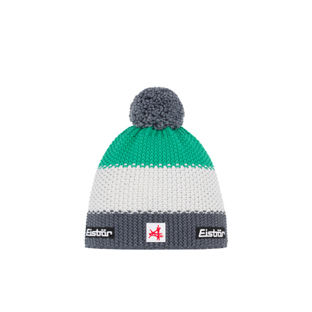 JUNIORSKA CZAPKA EISBAR STAR POMPON SA Green/Gray
