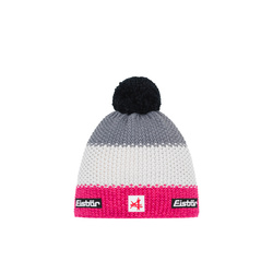 JUNIORSKA CZAPKA EISBAR STAR POMPON SA Pink/Gray