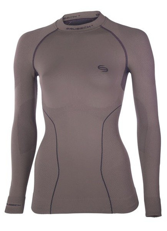 DAMSKA KOSZULKA TERMICZNA BRUBECK THERMO Czekolada