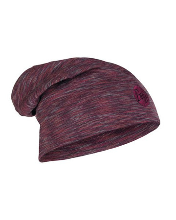 CZAPKA BUFF MERINO  HEAVYWEIGHT HAT SHALE GREY MULTI STRIPES