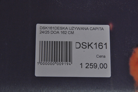 DESKA UŻYWANA CAPITA DEFENDERS OF AWESOME 24/25 162 cm NRDSK161