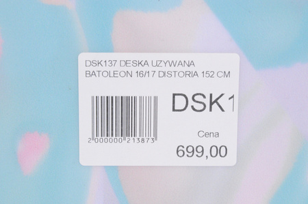 DESKA UŻYWANA BATALEON DISTORTIA 16/17 152 cm NRDSK137
