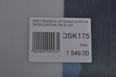 DESKA UŻYWANA BURTON CUSTOM 24/25 158W NRDSK175