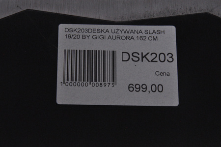 DESKA UŻYWANA SLASH AURORA 19/20 162 cm NRDSK203