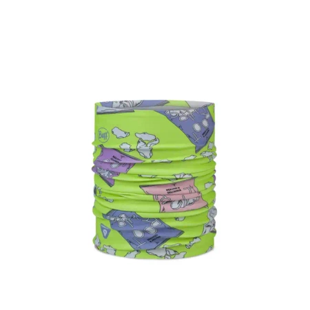 JUNIORSKI BUFF CHUSTA THERMONET  Jutka Lime