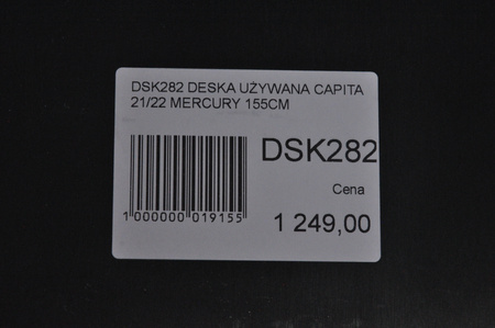 DESKA UŻYWANA CAPITA MERCURY 21/22 155 cm NRDSK282