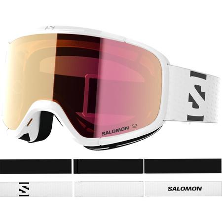 JUNIORSKIE GOGLE SALOMON LUMI White 2026