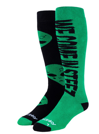 SKARPETY SNOWBOARDOWE STINKY ON THEIR WAY Green/Black