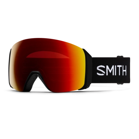 GOGLE SMITH 4D MAG XL Black/Sun Red Mirror 2026