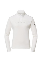 DAMSKI GOLF BLUZA DESCENTE CHEST LOGO White 2026