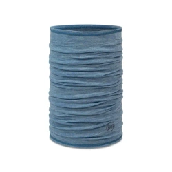 BUFF CHUSTA MERINO WOOL LIGHTWEIGHT Solid Lake Blue