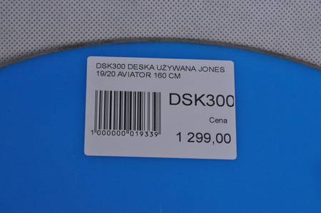 DESKA UŻYWANA JONES AVIATOR 19/20 160 cm NRDSK300