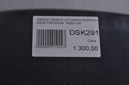 DESKA UŻYWANA BURTON PROCESS 23/24 162W cm NRDSK291