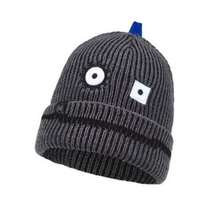 CZAPKA BUFF KNITTED & FLEECE HAT FUNN ROBOT Grey