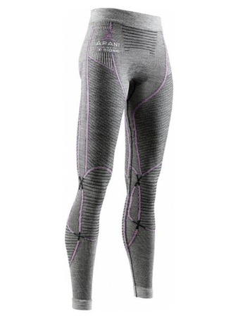 DAMSKIE SPODNIE TERMICZNE X-BIONIC APANI MERINO 4.0 Black/Grey/Melange 2023