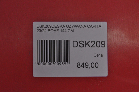 DESKA UŻYWANA CAPITA BIRDS OF A FEATHER 23/24 144 cm NRDSK209