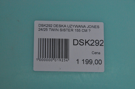 DESKA UŻYWANA JONES TWIN SISTER 24/25 155 cm NRDSK292