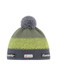 CZAPKA EISBAR STAR POMPON SKA Grey/Lime