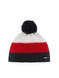 JUNIORSKA CZAPKA EISBAR STAR POMPON Black/Red/White