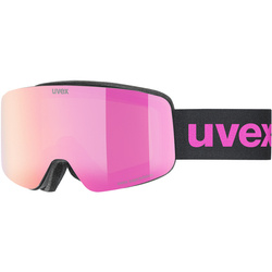 JUNIORSKIE GOGLE UVEX PWDR FM Black Matt 2025