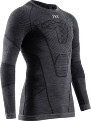 MĘSKA KOSZULKA TERMICZNA X-BIONIC SYMBIO MERINO LS Rhino Grey 2025