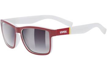 OKULARY UVEX LGL 39 CV Red White Silver