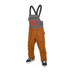 SPODNIE SNOWBOARDOWE VOLCOM ROAN BIB OVERALL Caramel 2025