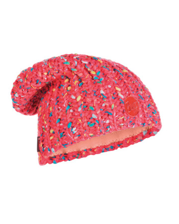 CZAPKA BUFF KNITTED & BAND POLAR HAT YSSIK PINK FLOUR