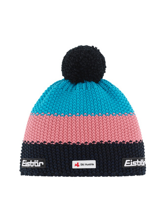 CZAPKA EISBAR STAR POMPON SKA Black/Pink/Blue