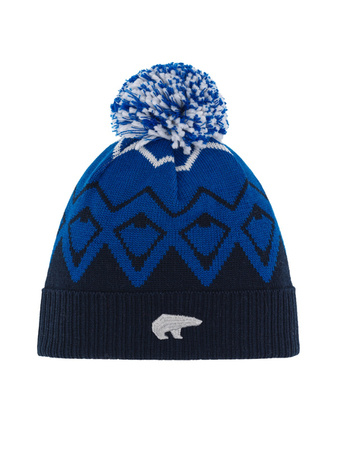 CZAPKA EISBAR ZIGGY OS POMPON Navy/Blue