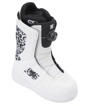 DAMSKIE BUTY SNOWBOARDOWE DC PHASE BOA White/Black Print 2024