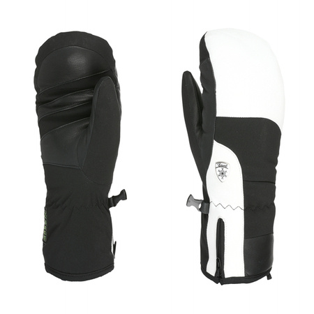 DAMSKIE RĘKAWICE LEVEL IRIS MITT W Black/White 2025