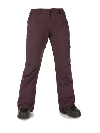 DAMSKIE SPODNIE SNOWBOARDOWE VOLCOM KNOX INS GORE TEX Black Plum 2023