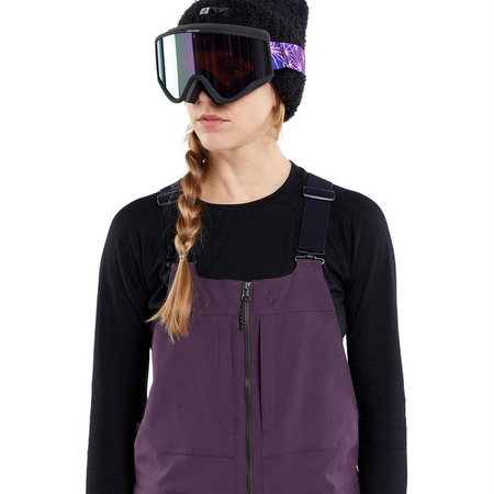 DAMSKIE SPODNIE SNOWBOARDOWE VOLCOM SWIFT BIB OVERALL Blackberry 2024