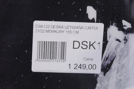 DESKA UŻYWANA CAPITA MERCURY 21/22 155 cm NRDSK122