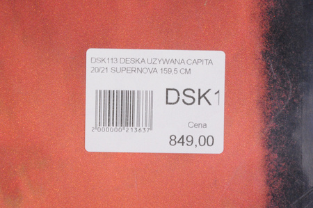 DESKA UŻYWANA CAPITA SUPERNOVA 20/21 159,5 cm NRDSK113