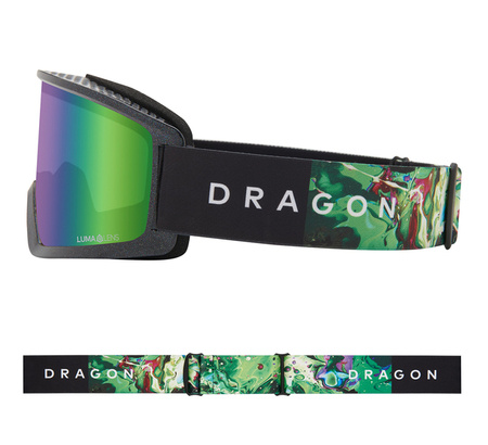 GOGLE DRAGON DX3 PLUS OTG Celestial/Green+Amber 2025