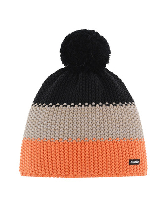 JUNIORSKA CZAPKA EISBAR STAR POMPON RL Orange/Black