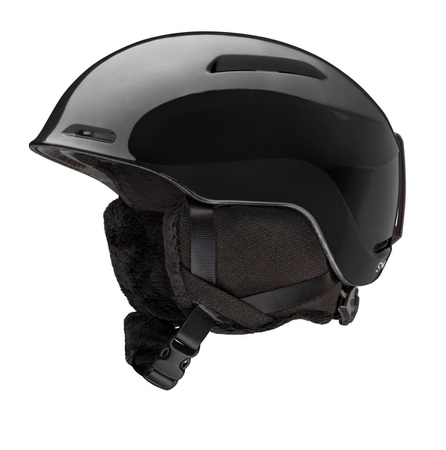 JUNIORSKI KASK SMITH GLIDE Black 2024